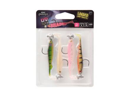 Fox Rage UV Slick Shad Loaded 9cm 7g 2/0 x 4pcs