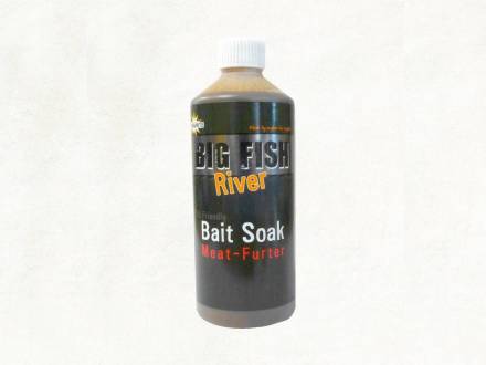 Dynamite Baits Big Fish River Bait Soak 500ml Meat Furter