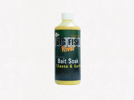 Dynamite Baits Big Fish River Cheese & Garlic Bait Soak 500ml
