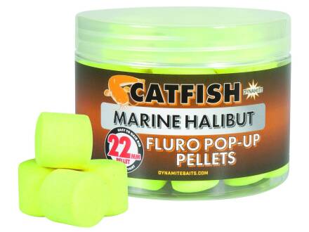 DYNAMITE BAITS FLURO PELLET MARINE HALIBUT 22MM