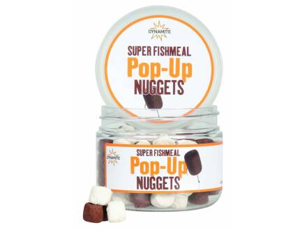 DYNAMITE BAITS NUGGETS POP UP BROWN/WHITE