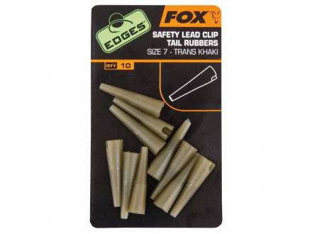 Fox Edges Lead Clip Tail Rubbers Size 7