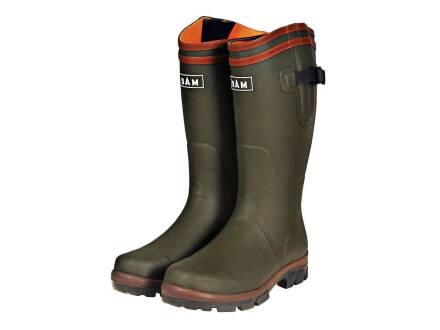 DAM FLEX NEOPRENE RUBBER BOOTS 43 8 GREEN