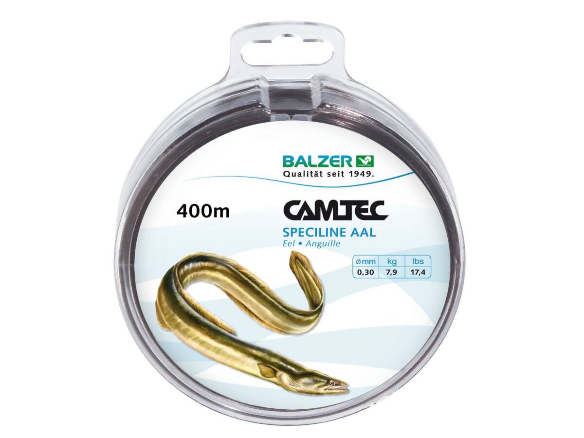 Balzer Camtec SpeciLine Aal Fil d'anguille Peche a la Ligne Marron 400 m 0,35 mm