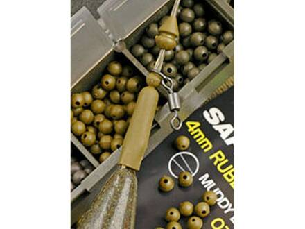 Korda Safe Zone 4mm Rubber Bead Grün