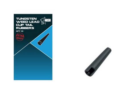 Nash Tungsten Weed Lead Clip Tail Rubber