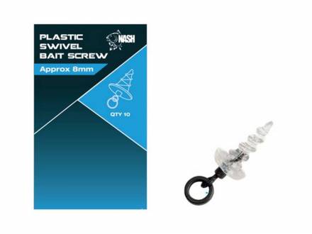 Nash Plastic Swivel Bait Screw 8mm