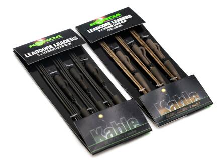 Korda Leadcore Leader mit Leadclip Gravel