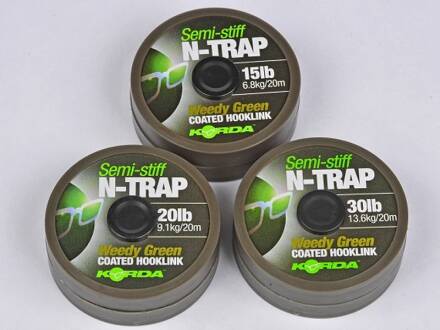 Korda N-Trap Semi Stiff Green 30lb