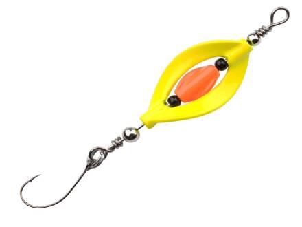 Trout Master INCY DOUBLE SPIN SPOON SUNSHINE 3.3G