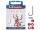 Gamakatsu BOOKLET RED WORM 5260R #4-0.25MM 75CM