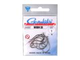 Gamakatsu WORM 39 HOOKS BLACK # 2