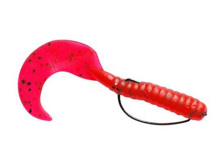 Ganci Gamakatsu Black EWG Offset Worm – Misure #4, #2, 1/0, Per Esche In Plastica Morbida