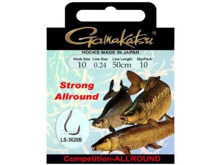 Gamakatsu BOOKLET ALLR STR 3620B #12-0.22MM 50CM