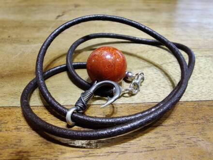 Carp World Halskette Boilie-Haken Design Schaumkoralle