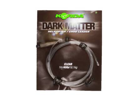 Korda Dark Matter Helicopter Chod Leader Clear